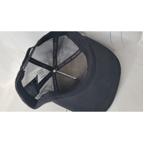 Hurley Men's Balboa Black Snapback Trucker Hat With Floral Designs New w/ Tag - Picture 4 of 7